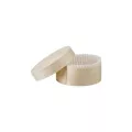 Wood Box L Caissette et Couvercle 45cl Ø118 x h50mm passe au four jusqu a 200 degrés  Bois/Papier PET